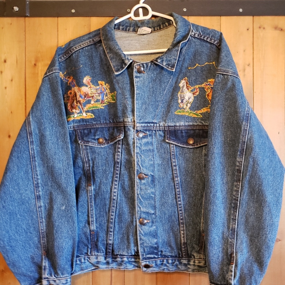 Vintage Cowboy Jean Jacket